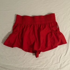 Free people movement Red Women's Shorts